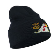 Warm Wishes Snowman Embroidered Beanie