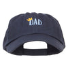 Crown Dad Embroidered Low Cap