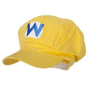 Big Size Circle Mario and Luigi Embroidered Cotton Newsboy Cap