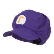 Wario Waluigi Embroidered Cotton Newsboy Cap