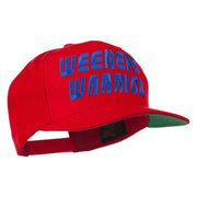 Weekend Warrior Embroidered Flat Bill Cap