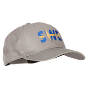 Sweden SWE Flag Embroidered Solid Cotton Pro Style Cap