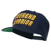 Weekend Warrior Embroidered Flat Bill Cap