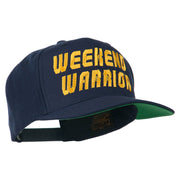 Weekend Warrior Embroidered Flat Bill Cap