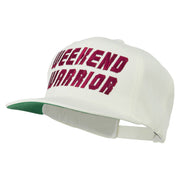 Weekend Warrior Embroidered Flat Bill Cap