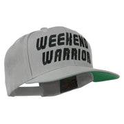 Weekend Warrior Embroidered Flat Bill Cap