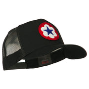 WWII Army Service Forces Patched Mesh Back Cap