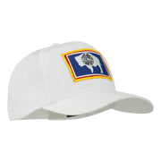 State of Wyoming Embroidered Patch Cap