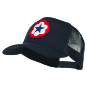 WWII Army Service Forces Patched Mesh Back Cap