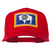 State of Wyoming Embroidered Patch Cap