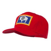 State of Wyoming Embroidered Patch Cap