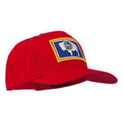 State of Wyoming Embroidered Patch Cap