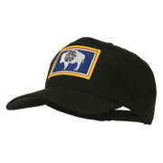 State of Wyoming Embroidered Patch Cap