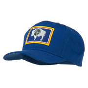 State of Wyoming Embroidered Patch Cap