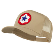 WWII Army Service Forces Patched Mesh Back Cap