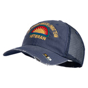 U.S. Army 41st Infantry Brigade Combat Team Embroidered Low Profile Special Cotton Mesh Cap - Navy OSFM