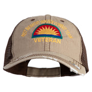 U.S. Army 41st Infantry Brigade Combat Team Embroidered Low Profile Special Cotton Mesh Cap - Khaki-Brown OSFM