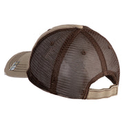 U.S. Army 41st Infantry Brigade Combat Team Embroidered Low Profile Special Cotton Mesh Cap - Khaki-Brown OSFM