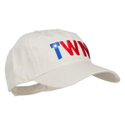 Taiwan TWN Flag Embroidered Low Profile Cap