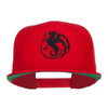 Wyvern Emblem Embroidered Snapback Cap