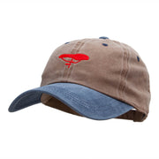 Bike Seat Embroidered Unstructured Cotton Cap