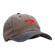 Bike Seat Embroidered Unstructured Cotton Cap