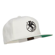 Wyvern Emblem Embroidered Snapback Cap