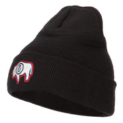 Wyoming State Flag Embroidered Long Beanie