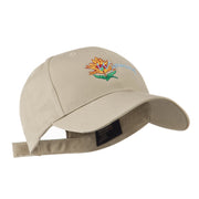 USA State Flower Wyoming Indian Paintbrush Embroidered Cap