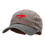 Bike Seat Embroidered Unstructured Cotton Cap