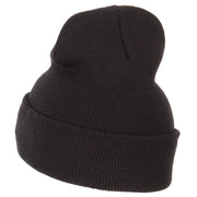 Wizard Brown Hat Embroidered Long Beanie