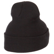 Wizard Brown Hat Embroidered Long Beanie