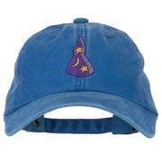 Stars and Moon Wizard Hat Embroidered Halloween Cap