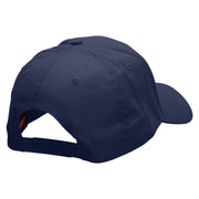 Baseball Bats and Ball Embroidered Solid Cotton Twill Low Profile Snap Cap - Navy OSFM