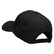 Baseball Bats and Ball Embroidered Solid Cotton Twill Low Profile Snap Cap - Black OSFM