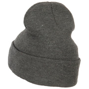 Wizard Brown Hat Embroidered Long Beanie