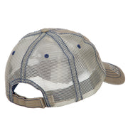 Papa Embroidered Low Profile Cotton Mesh Cap