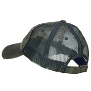 Papa Embroidered Low Profile Cotton Mesh Cap