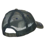 Papa Embroidered Low Profile Cotton Mesh Cap