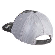 U.S. Army 42nd Infantry Division Embroidered Low Profile Special Cotton Mesh Cap - Black OSFM