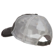 Papa Embroidered Low Profile Cotton Mesh Cap