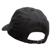 Baseball Sports Patched Pigment Dyed Special Cotton Cap - Black OSFM