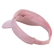 Mario Princess Crown Embroidered Pro Style Cotton Twill Washed Visor - Lt-Pink OSFM