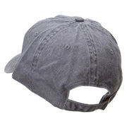 Basketball Star Embroidered Pigment Dyed Wash Cap - Grey OSFM