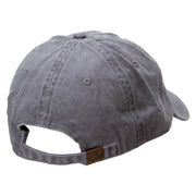 Basketball Star Embroidered Pigment Dyed Wash Cap - Grey OSFM