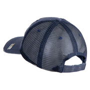U.S. Army 9th Infantry Division Embroidered Low Profile Special Cotton Mesh Cap - Navy OSFM