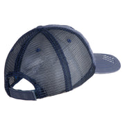 U.S. Army 9th Infantry Division Embroidered Low Profile Special Cotton Mesh Cap - Navy OSFM