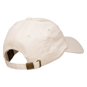 Coffee Cup Embroidered Unstructured Washed Cap