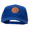 Basketball Word Logo Embroidered Solid Cotton Twill Mesh Prostyle Cap - Royal OSFM