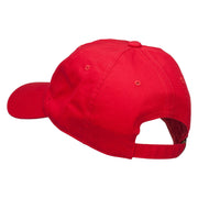 Candy Cane with Bow Embroidered Unstructured Cap